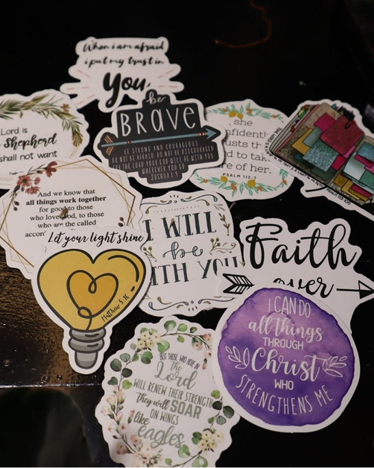 Box of Journal Book, Stickers, & LOVE Book Mark - Image 5