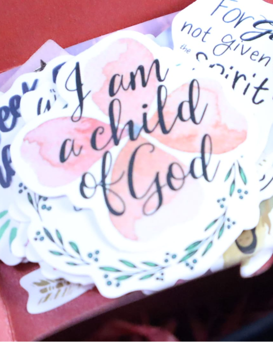 Box of Journal Book, Stickers, & LOVE Book Mark - Image 4